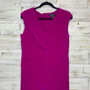 Lauren Fuschia Coctail Dress 16p